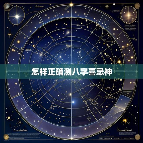 怎样正确测八字喜忌神