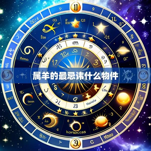 属羊的最忌讳什么物件