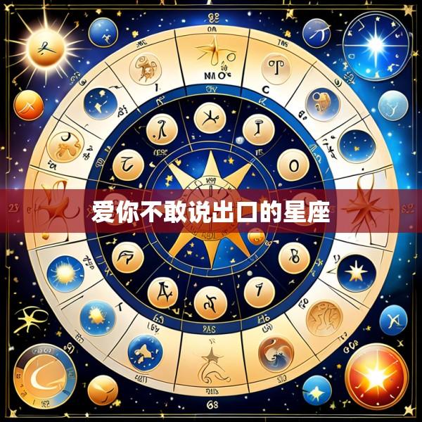 爱你不敢说出口的星座