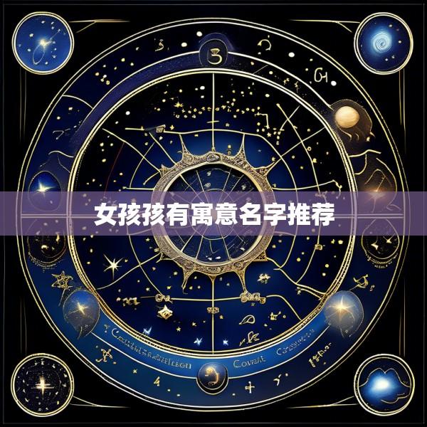 女孩孩有寓意名字推荐