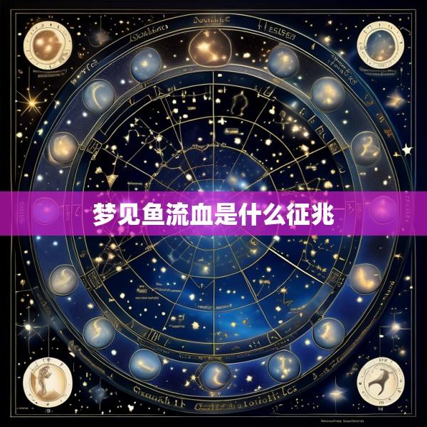 梦见鱼流血是什么征兆