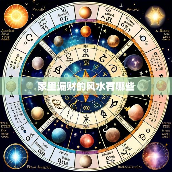 家里漏财的风水有哪些