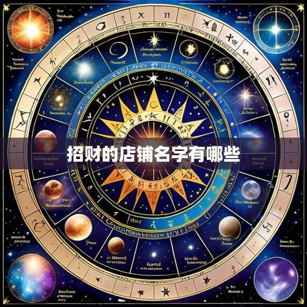 招财的店铺名字有哪些