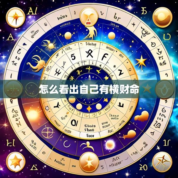 怎么看出自己有横财命