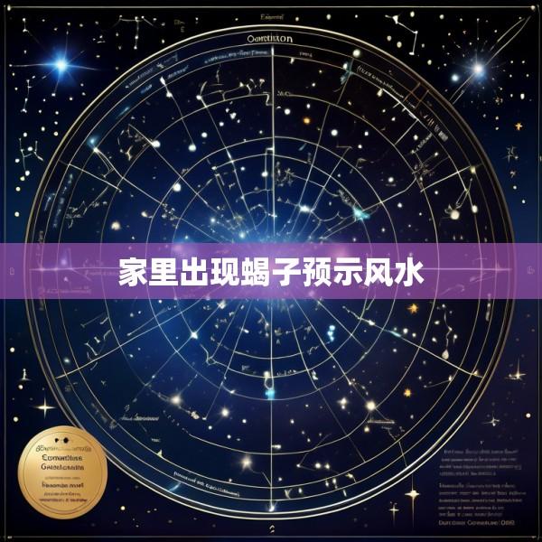 家里出现蝎子预示风水