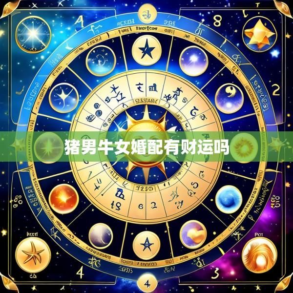 猪男牛女婚配有财运吗