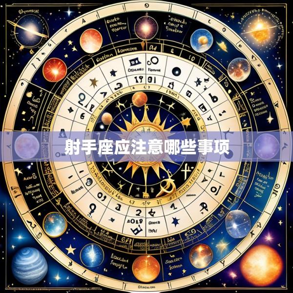 射手座应注意哪些事项