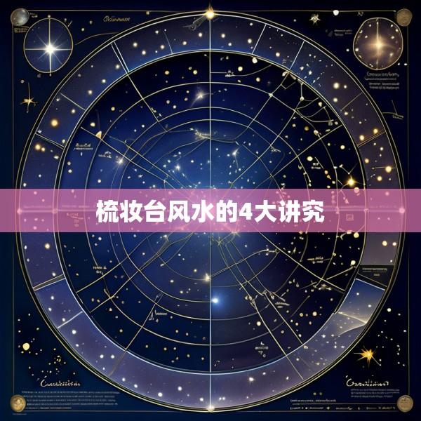 梳妆台风水的4大讲究