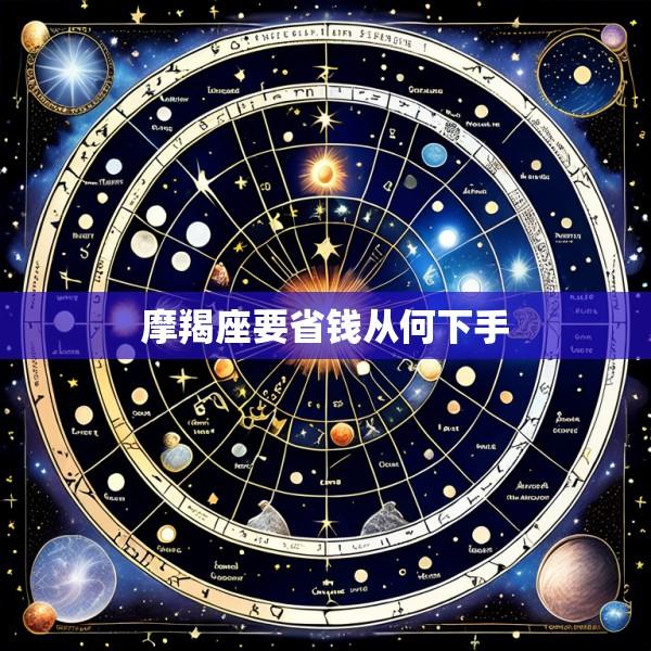 摩羯座要省钱从何下手