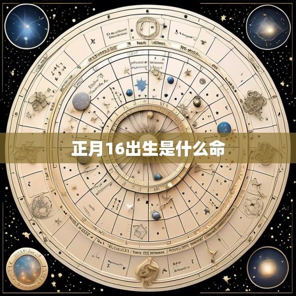 正月16出生是什么命
