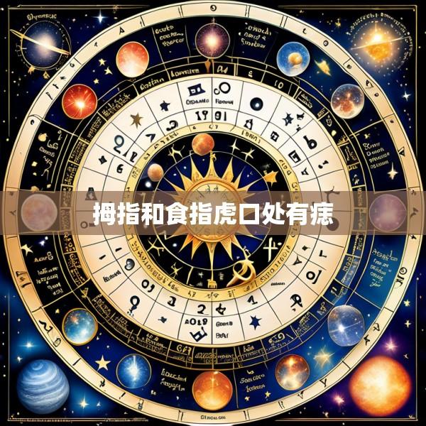 拇指和食指虎口处有痣