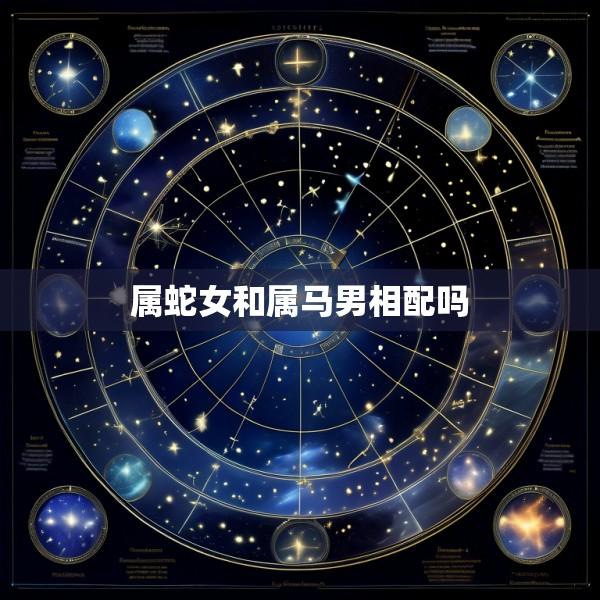属蛇女和属马男相配吗