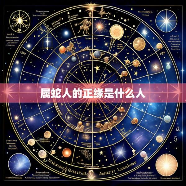 属蛇人的正缘是什么人