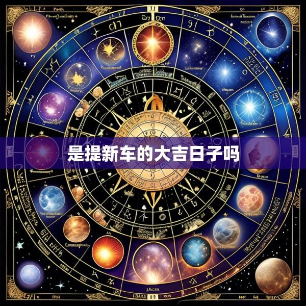 是提新车的大吉日子吗