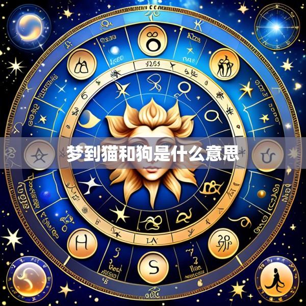 梦到猫和狗是什么意思