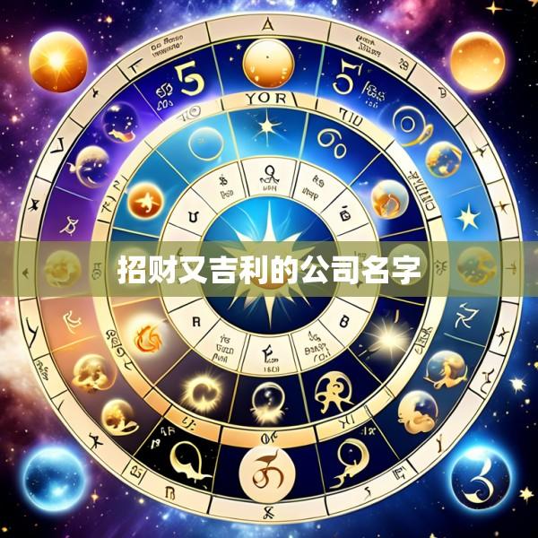 招财又吉利的公司名字