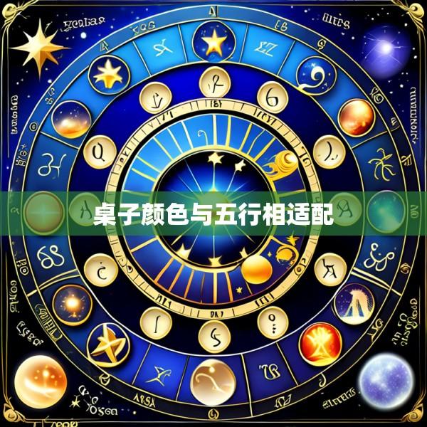 桌子颜色与五行相适配