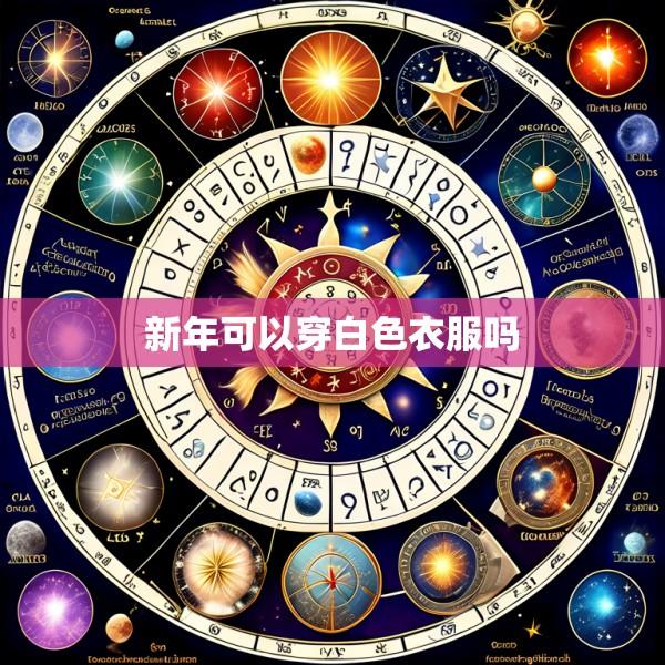新年可以穿白色衣服吗