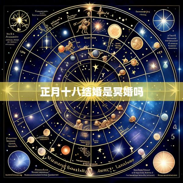正月十八结婚是冥婚吗