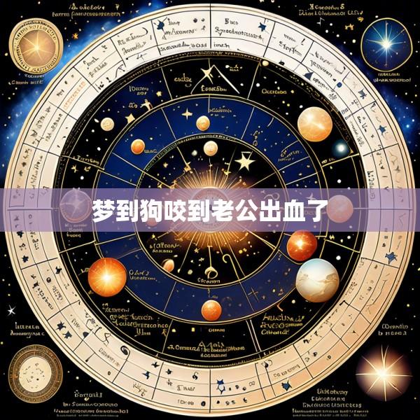 梦到狗咬到老公出血了