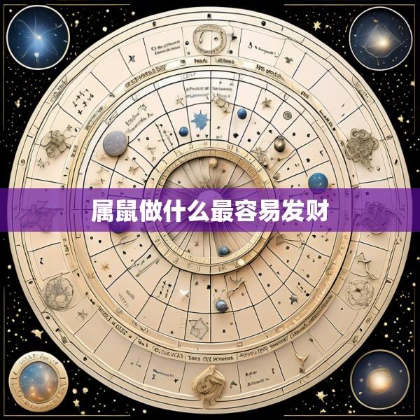属鼠做什么最容易发财