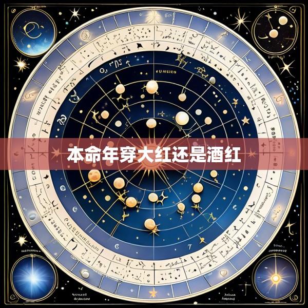 本命年穿大红还是酒红