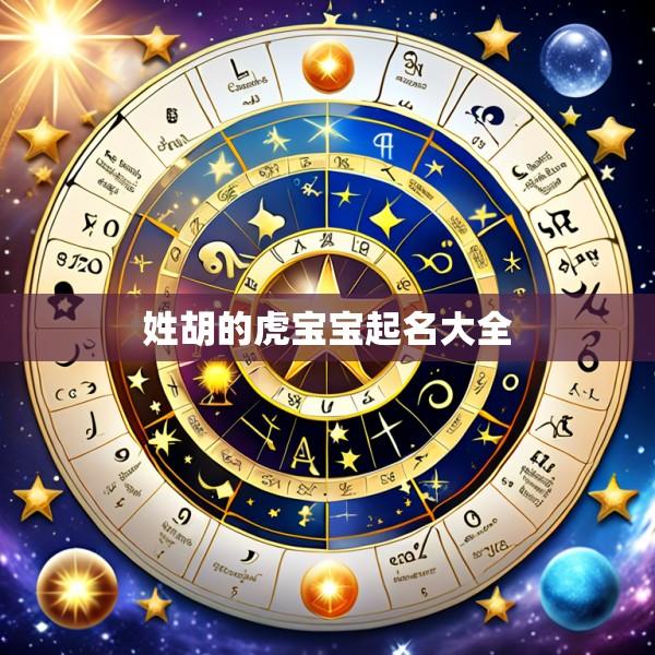 姓胡的虎宝宝起名大全