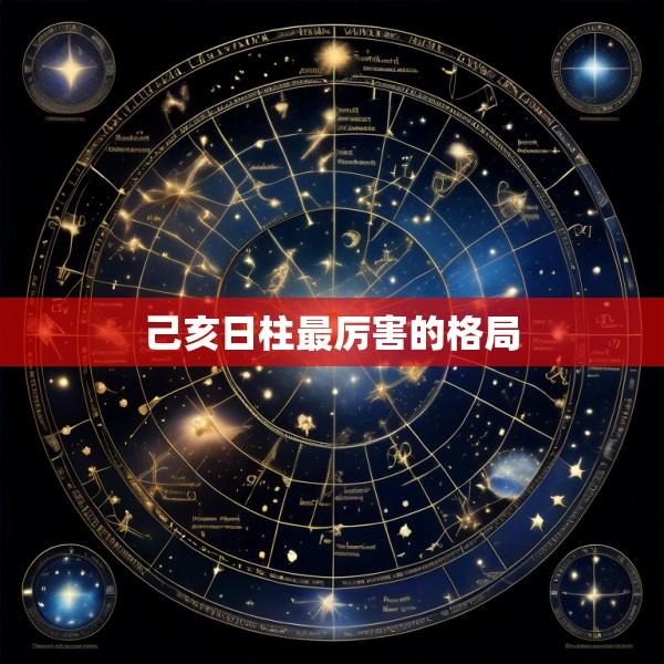 己亥日柱最厉害的格局