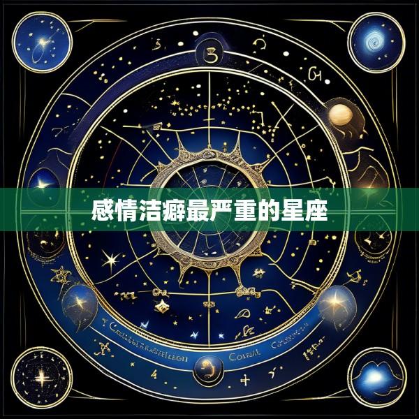 感情洁癖最严重的星座
