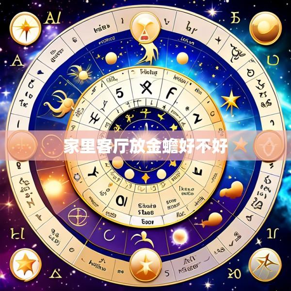 家里客厅放金蟾好不好