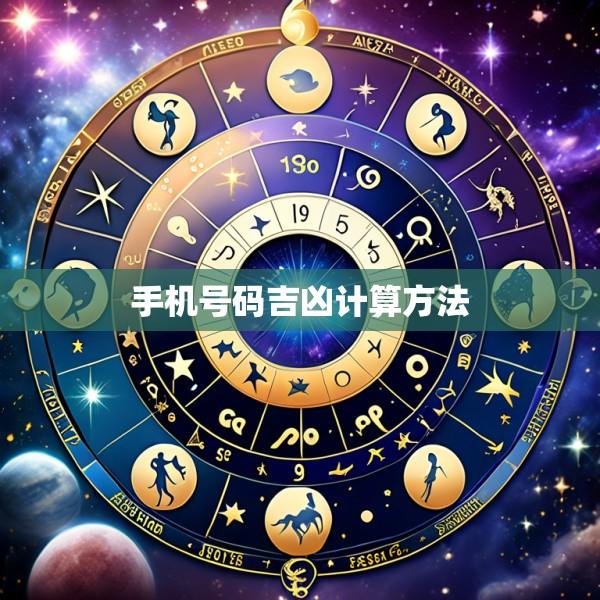 手机号码吉凶计算方法