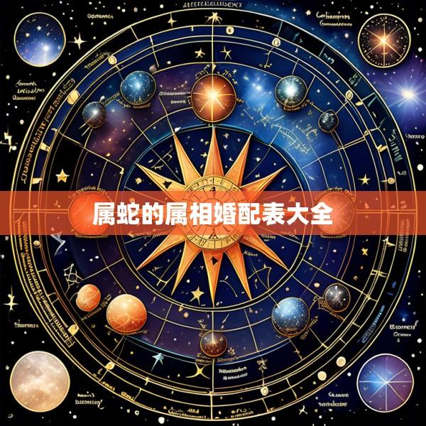 属蛇的属相婚配表大全