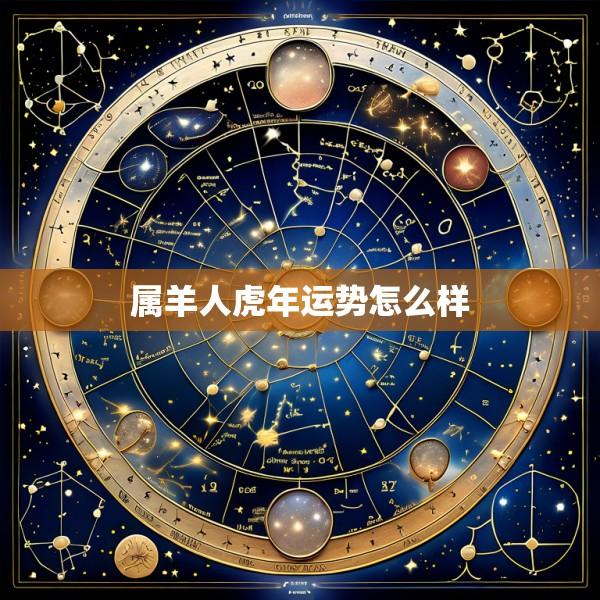 属羊人虎年运势怎么样