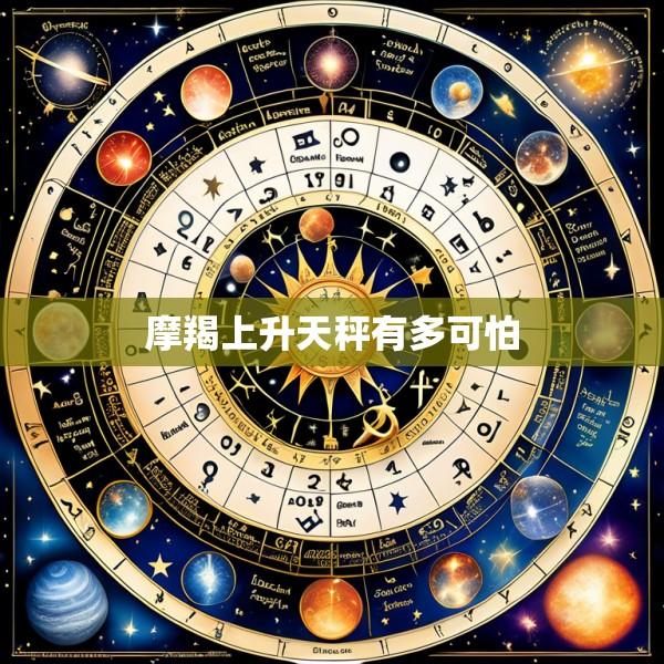 摩羯上升天秤有多可怕