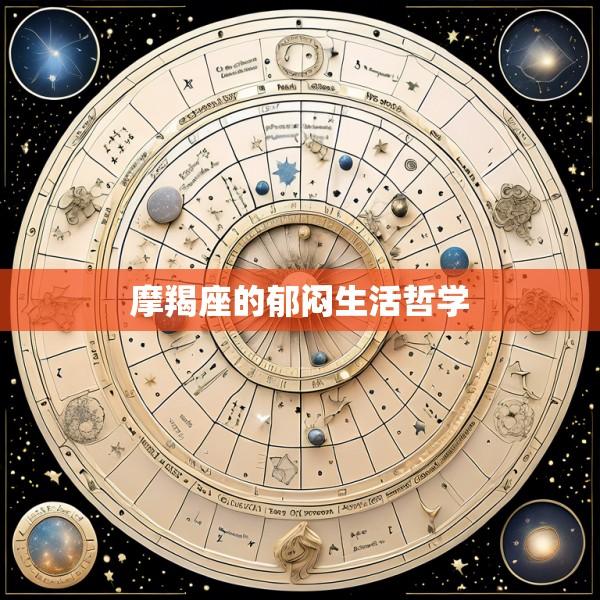 摩羯座的郁闷生活哲学
