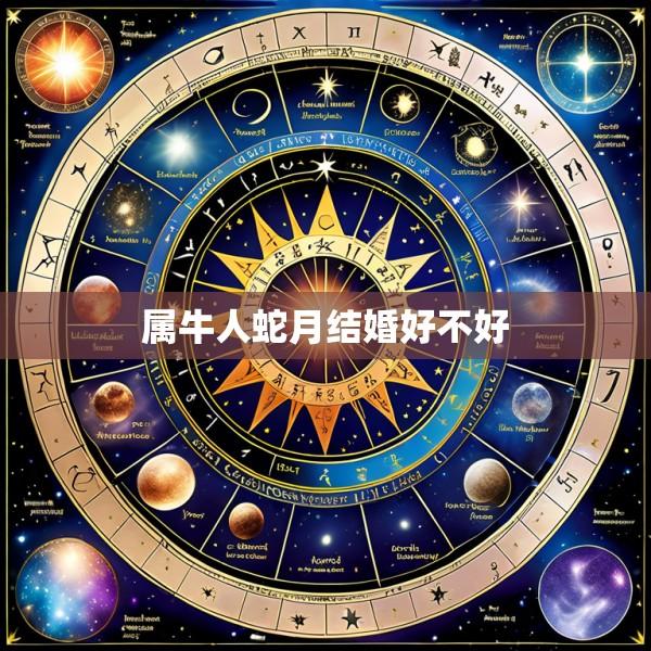 属牛人蛇月结婚好不好
