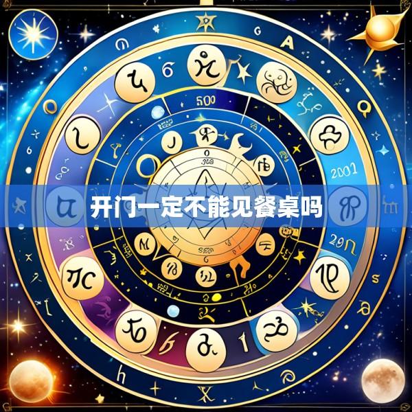 开门一定不能见餐桌吗