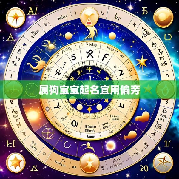 属狗宝宝起名宜用偏旁