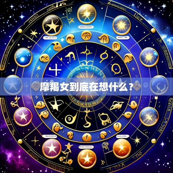 摩羯女到底在想什么？
