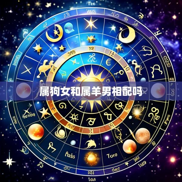 属狗女和属羊男相配吗