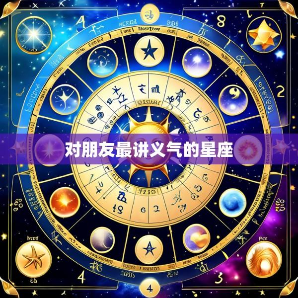 对朋友最讲义气的星座
