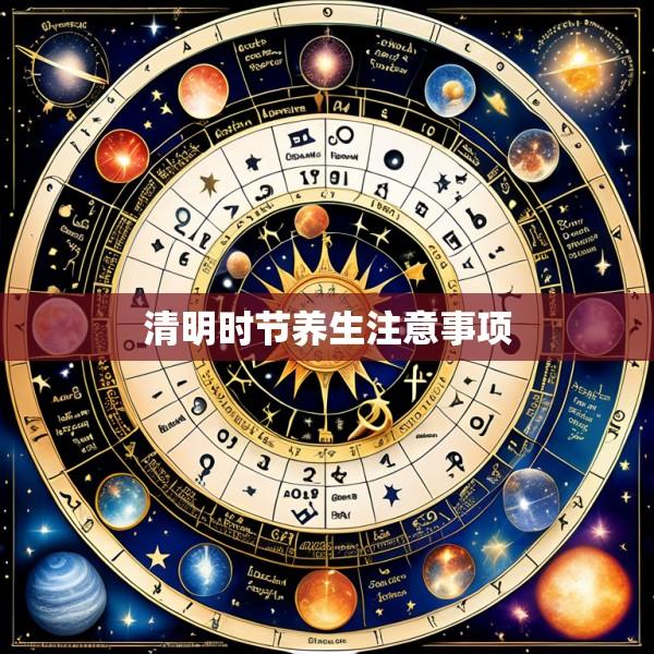 清明时节养生注意事项