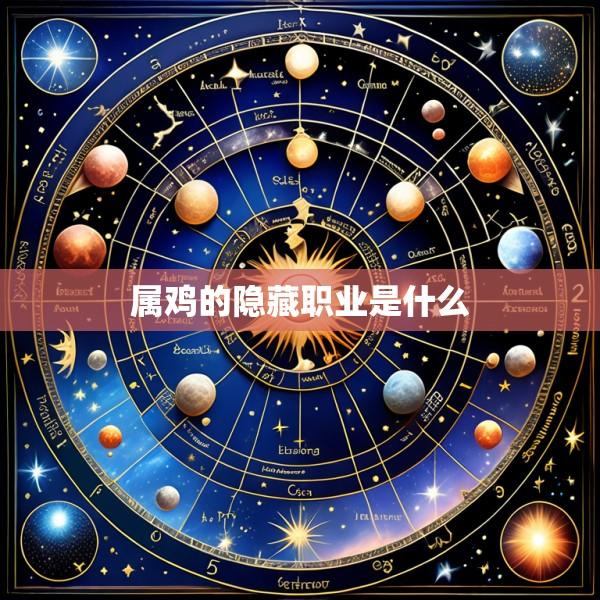 属鸡的隐藏职业是什么