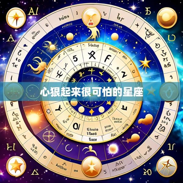 心狠起来很可怕的星座