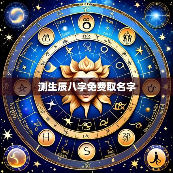 测生辰八字免费取名字
