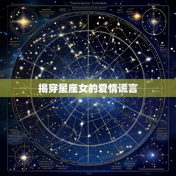 揭穿星座女的爱情谎言