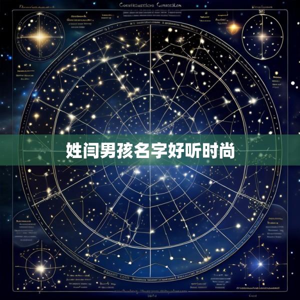 姓闫男孩名字好听时尚