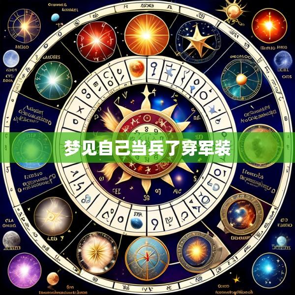 梦见自己当兵了穿军装