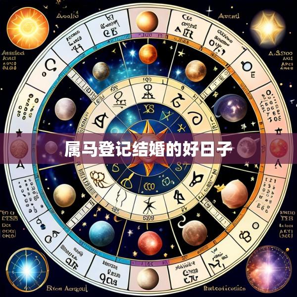 属马登记结婚的好日子