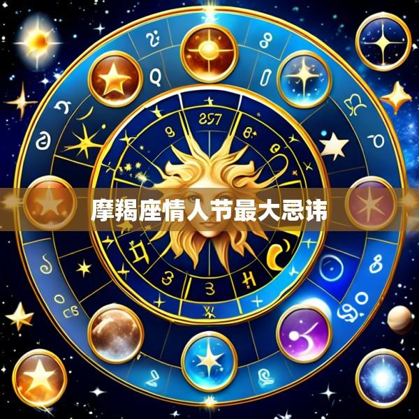摩羯座情人节最大忌讳